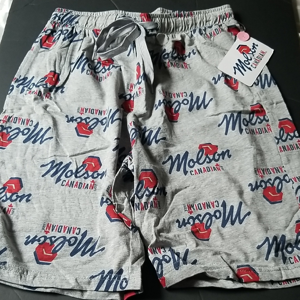 Molson Canadian Gray Lounge Shorts Nwts Size Small